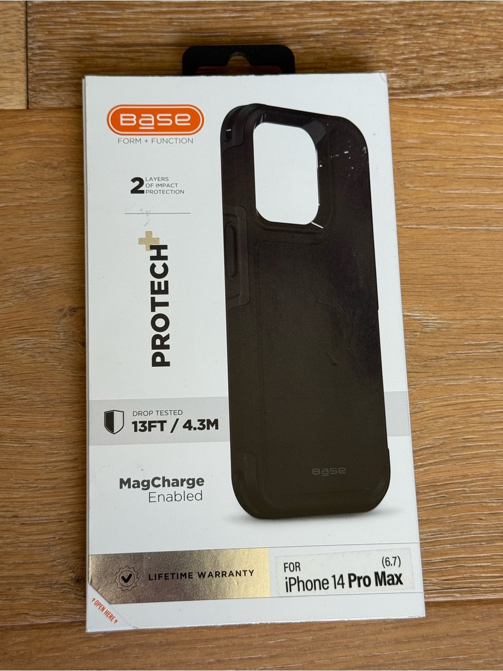 New Base ProTech+ MagCharge Ready Black Case for iPhone 14 Pro Max